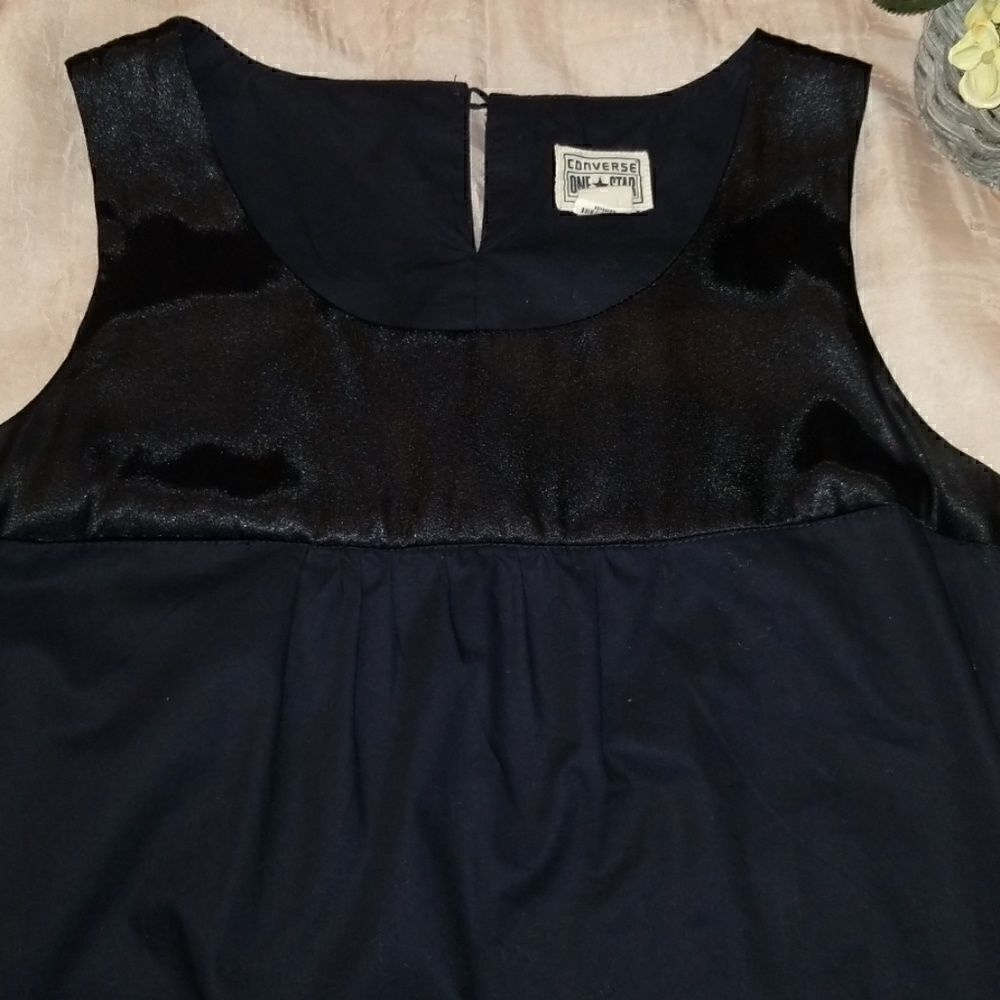Converse one star deep blue sleeveless dress